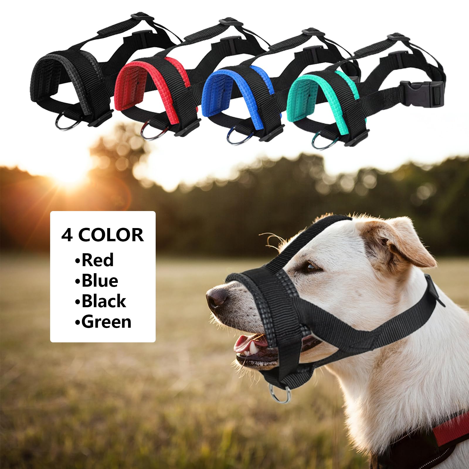 Lepark muzzle supports grooming or veterinary checks with less stress.