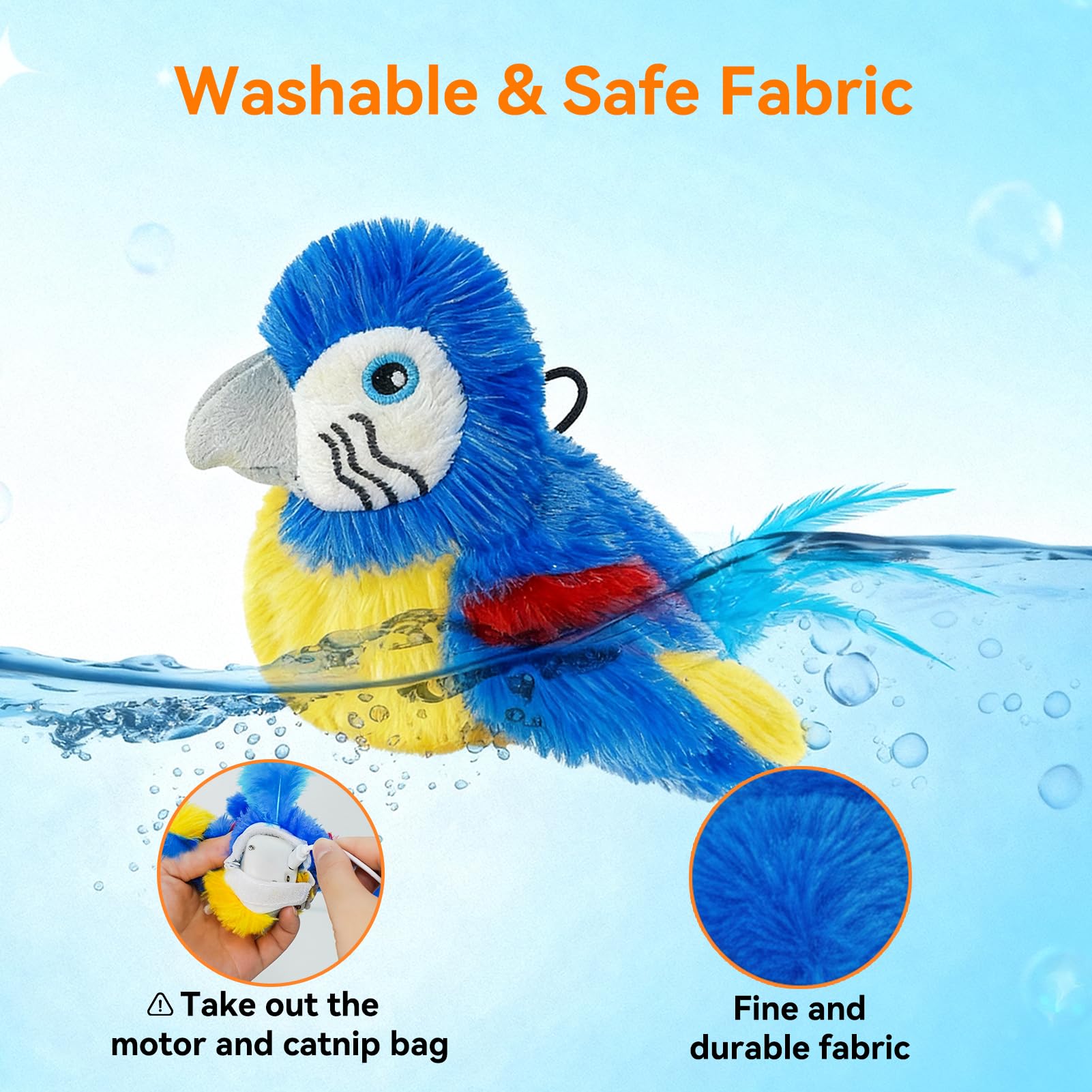 Lepawit bird-cover-disassembly facilitates easy cleaning and hygiene maintenance.