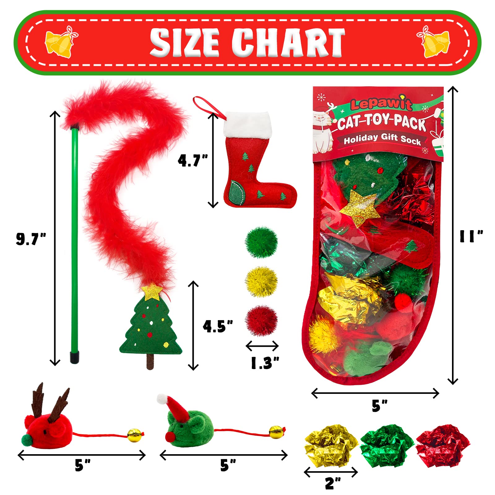 Lepawit Interactive Play image shows wand and crinkle balls for bonding