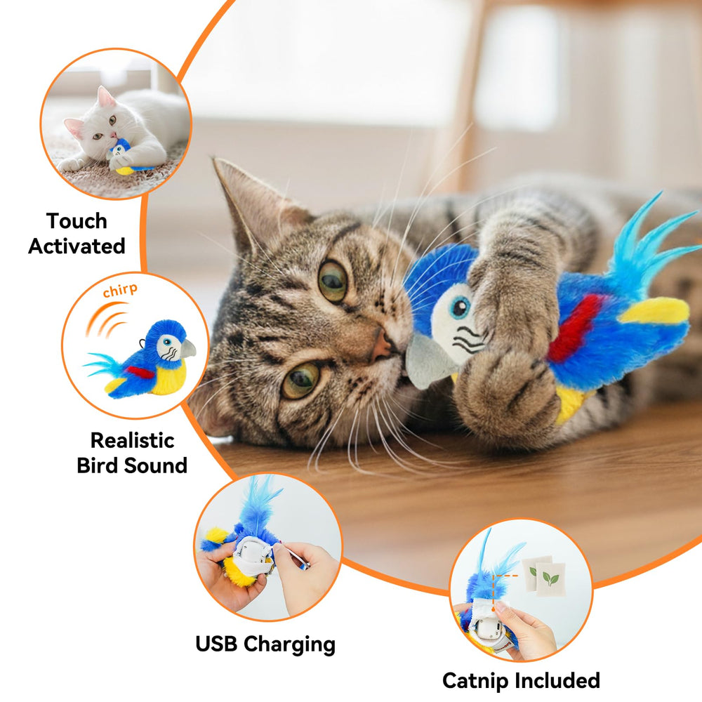 Lepawit catnip-pouch invites scent-driven excitement during playtime.