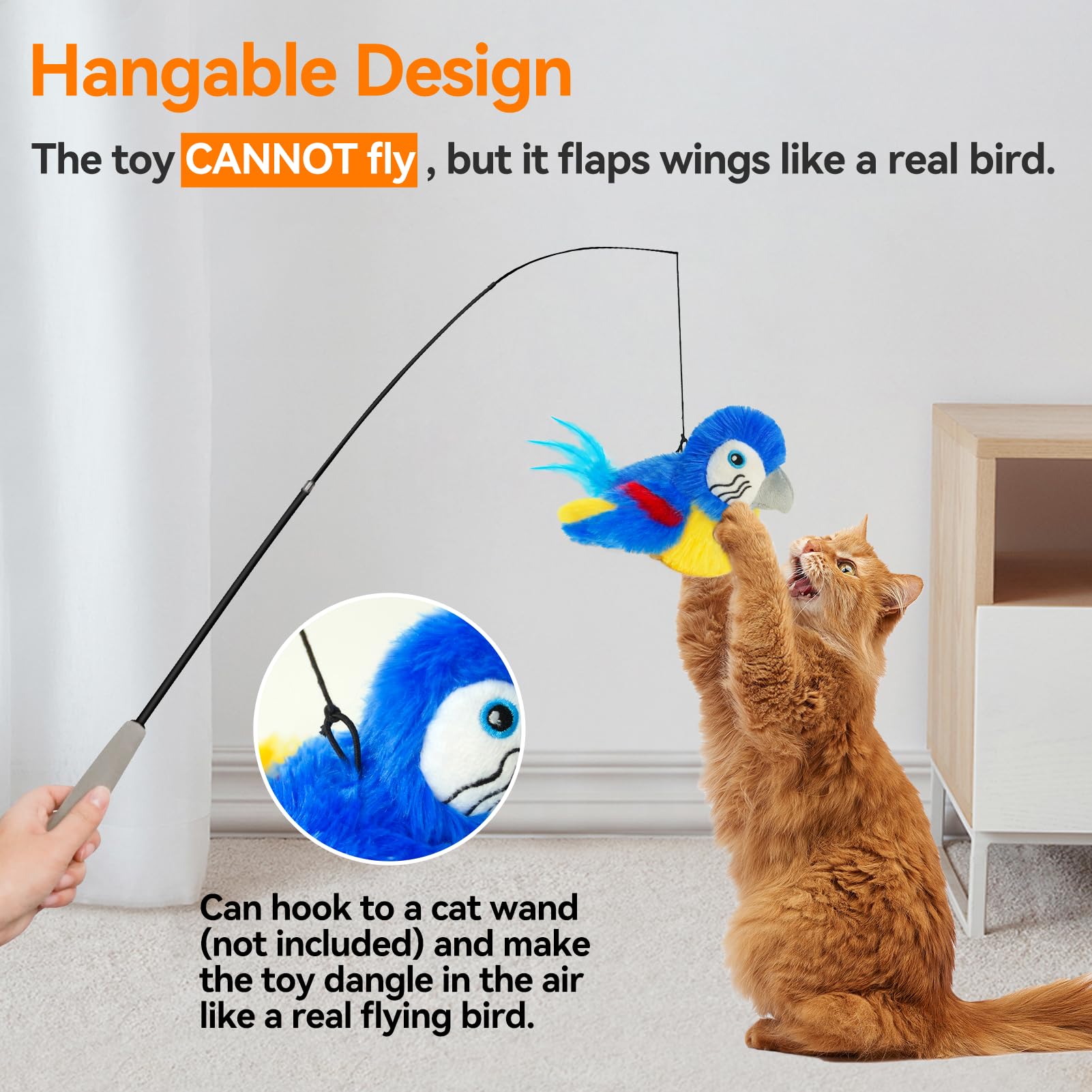 Lepawit chirping-sounds reinforce curiosity and chase in indoor cats.