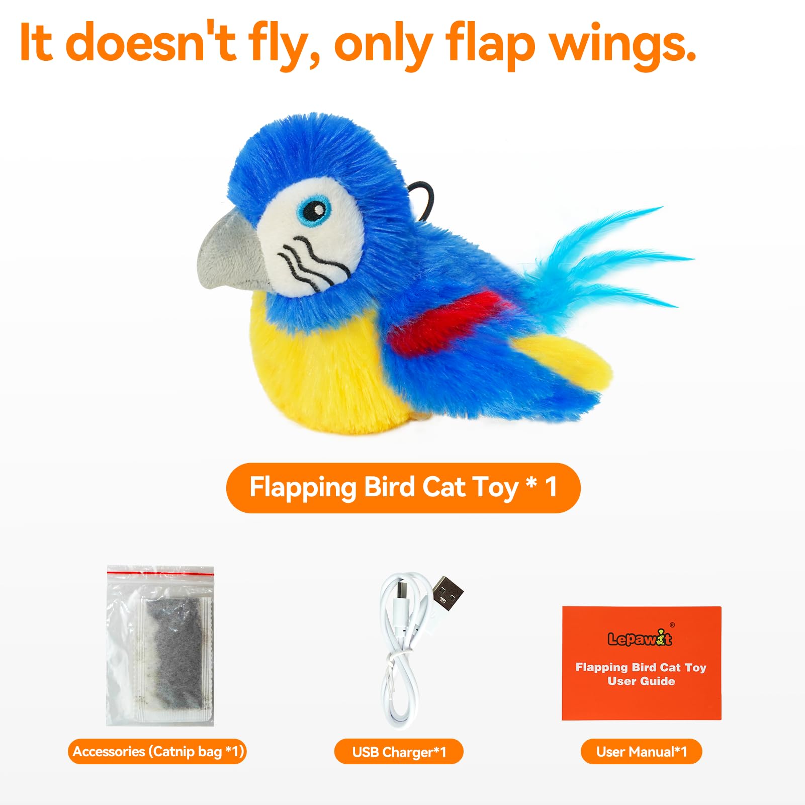 Lepawit micro-usb-cable included for convenient power top-ups.
