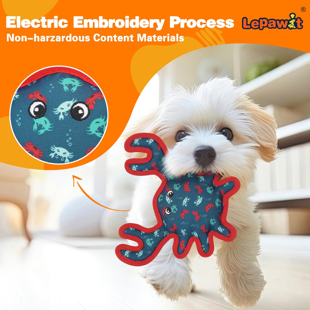 Indoor playtime with the Lepawit crab toy helps exercise and boredom relief.