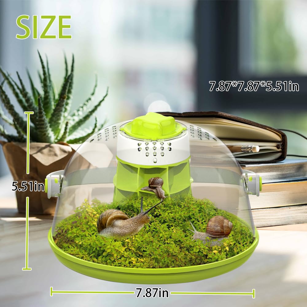 LepiBat Gems rotating lock top secures tiny pets while minimizing escape risk.