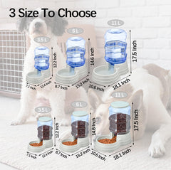 Leptzoa 2-pack water dispenser ensures constant hydration for dogs and cats