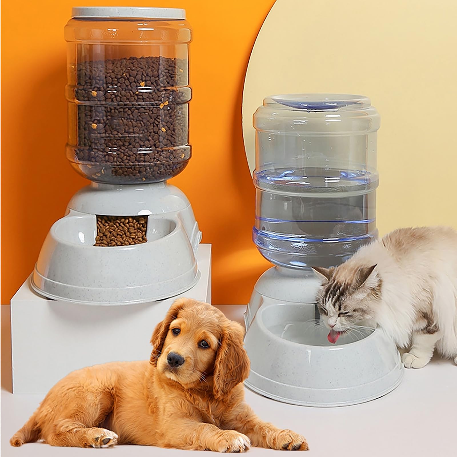 Leptzoa automatic dog feeder 3gal durable construction built to last