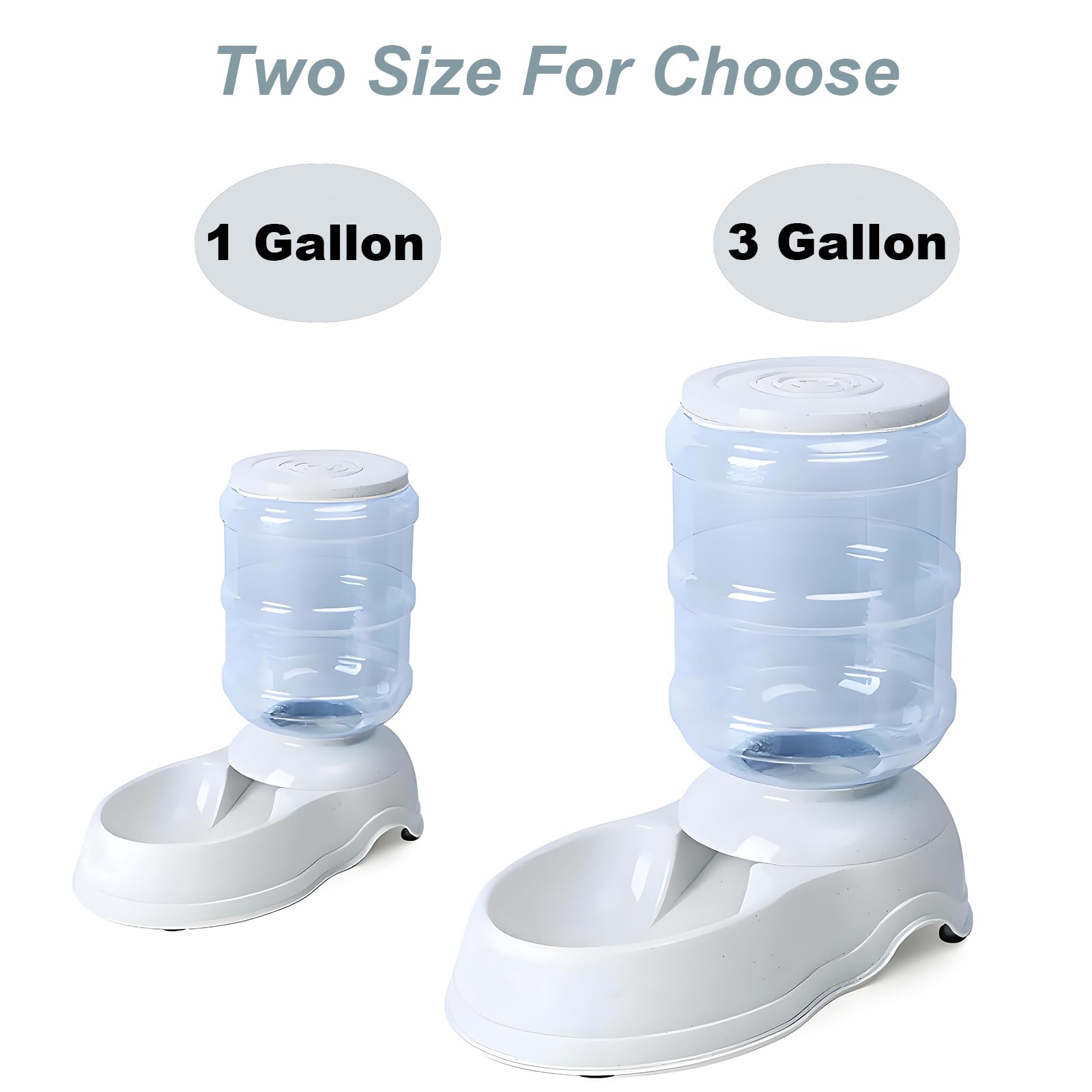Leptzoa automatic dog feeder 3gal transparent container for easy food level monitoring