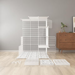 Leptzoa cat cage door access allows easy interaction while keeping pets secure