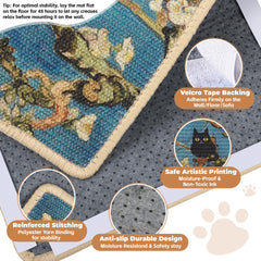 Lesissmer sisal scratch mat couch-drape option offers a cozy, furniture-protecting scratch zone.