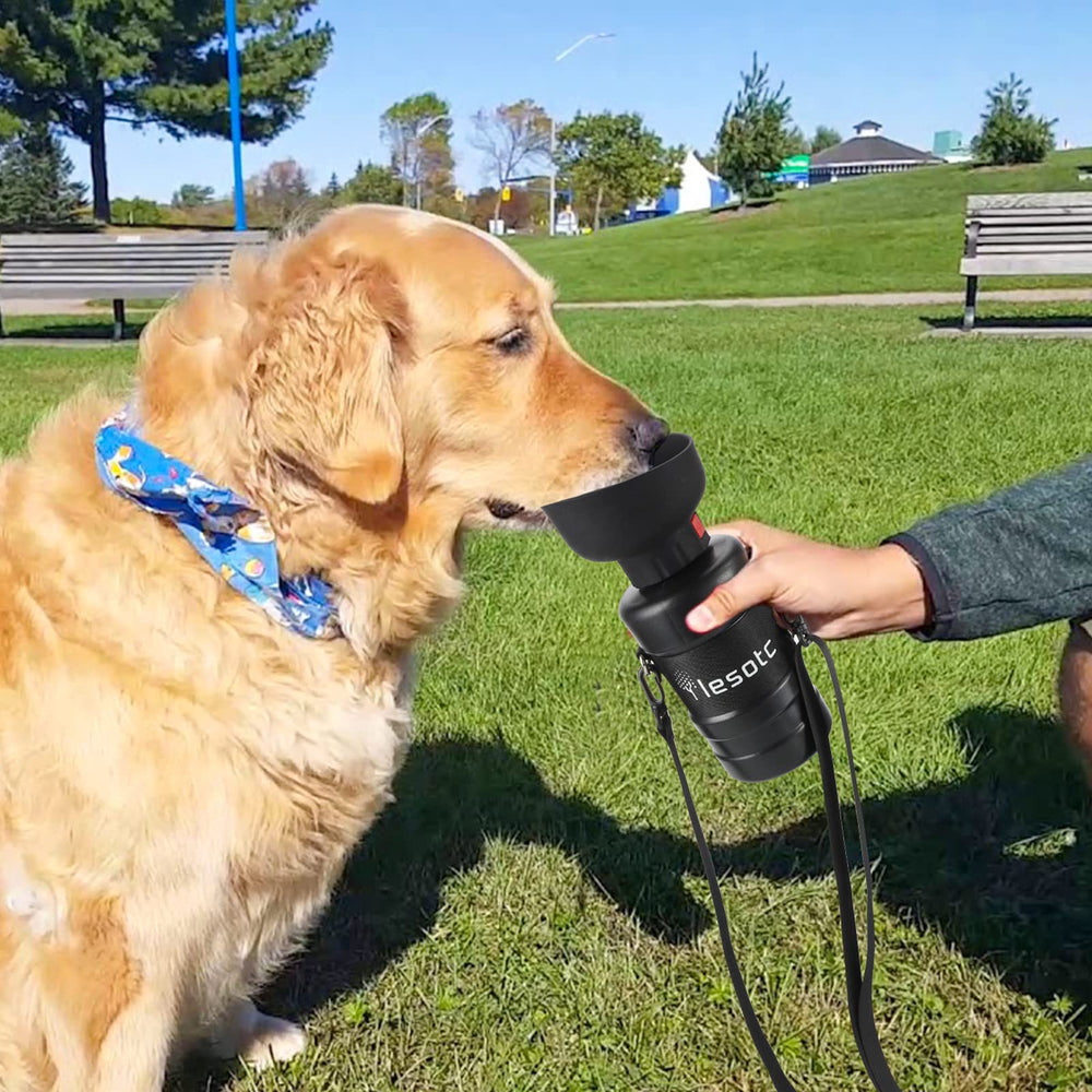 lesotc BPA-free plastic dog bottle for safe hydration