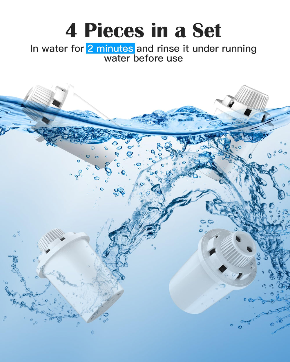 Lesotc easy replacement step saves time during pet-water maintenance.