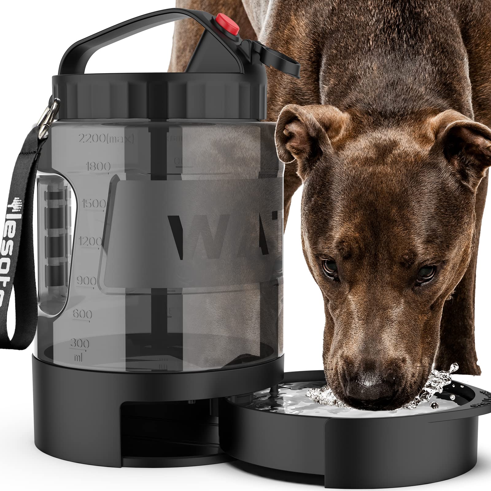 Lesotc 77oz bottle with large capacity for long outdoor hikes