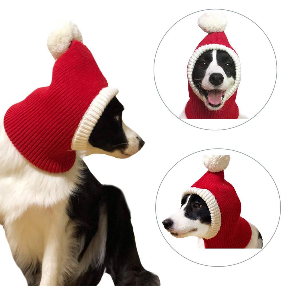 Less bad Lifeunion holiday dog headwear on pet for festive looks