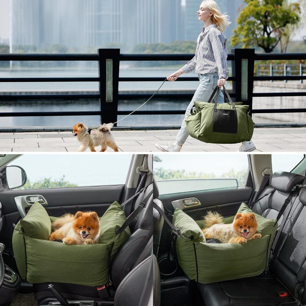LE SURE lesure back-seat use demonstrates versatile fit for multiple vehicles