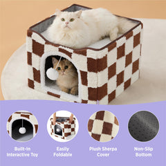 LE SURE cat bed folded flat-pack design for easy storage