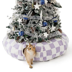 Lesure cat tunnel bed circle shape with plush fabric for cozy naps.