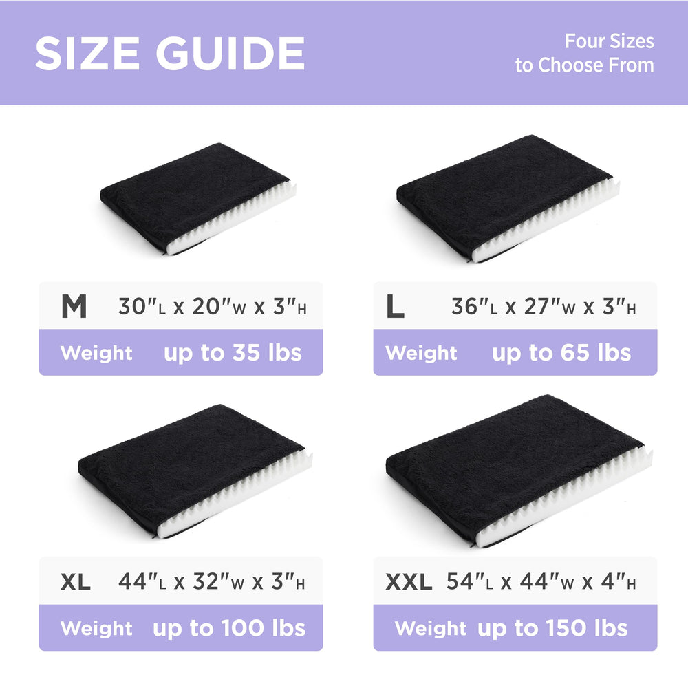 LE SURE cover shown with foam mat for easy replacement