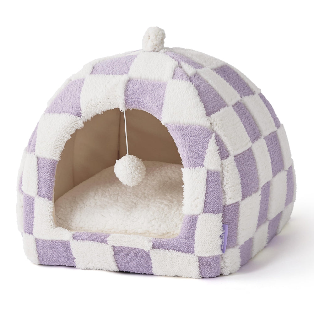 LE SURE Lesure cute cat bed portable hand strap for easy transport.