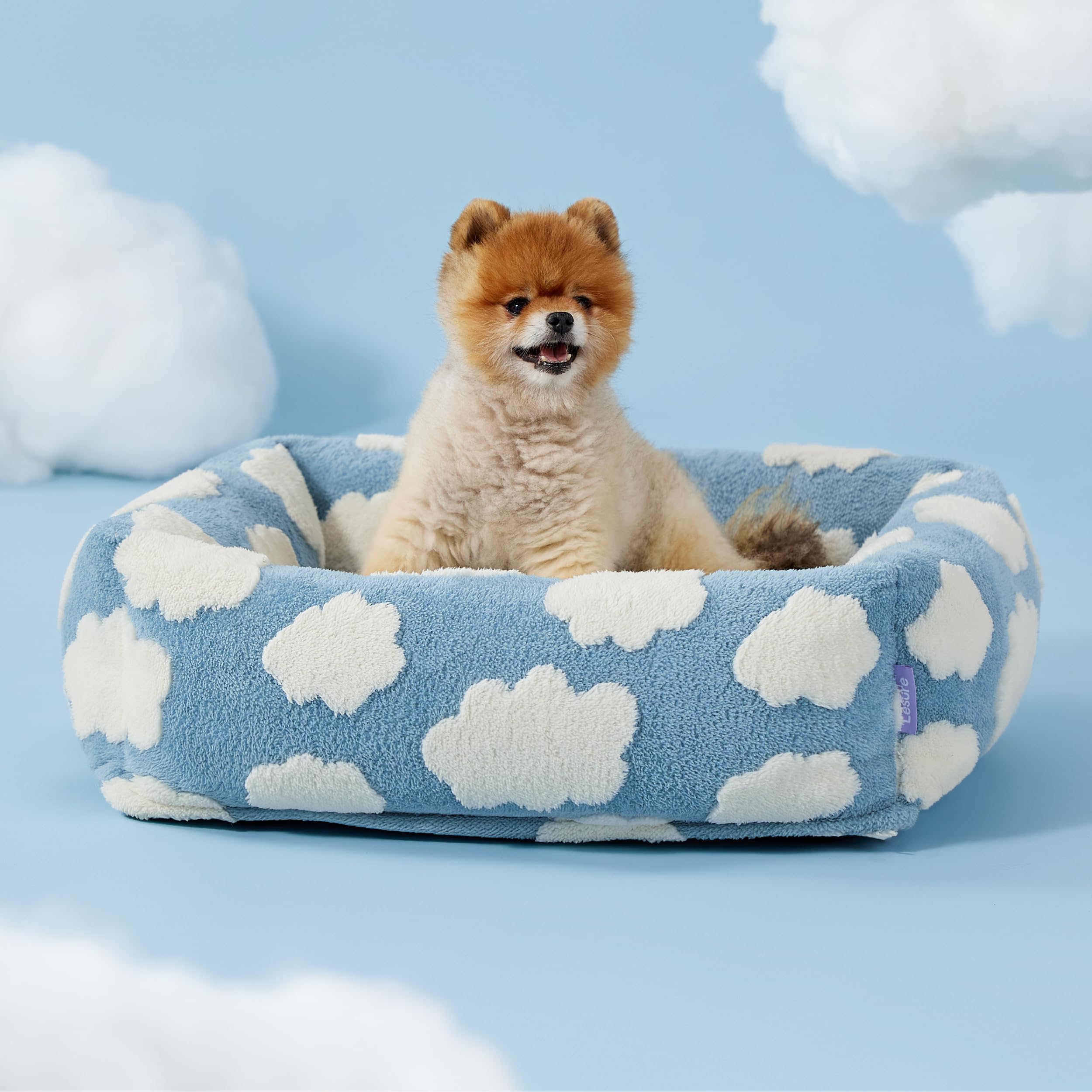 LE SURE Cute Dog Bed 25x21x7 dimensions fit small dogs
