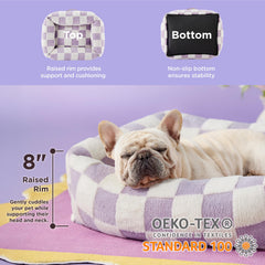 LE SURE foam close-up emphasizes high-density interior for durable joint comfort.