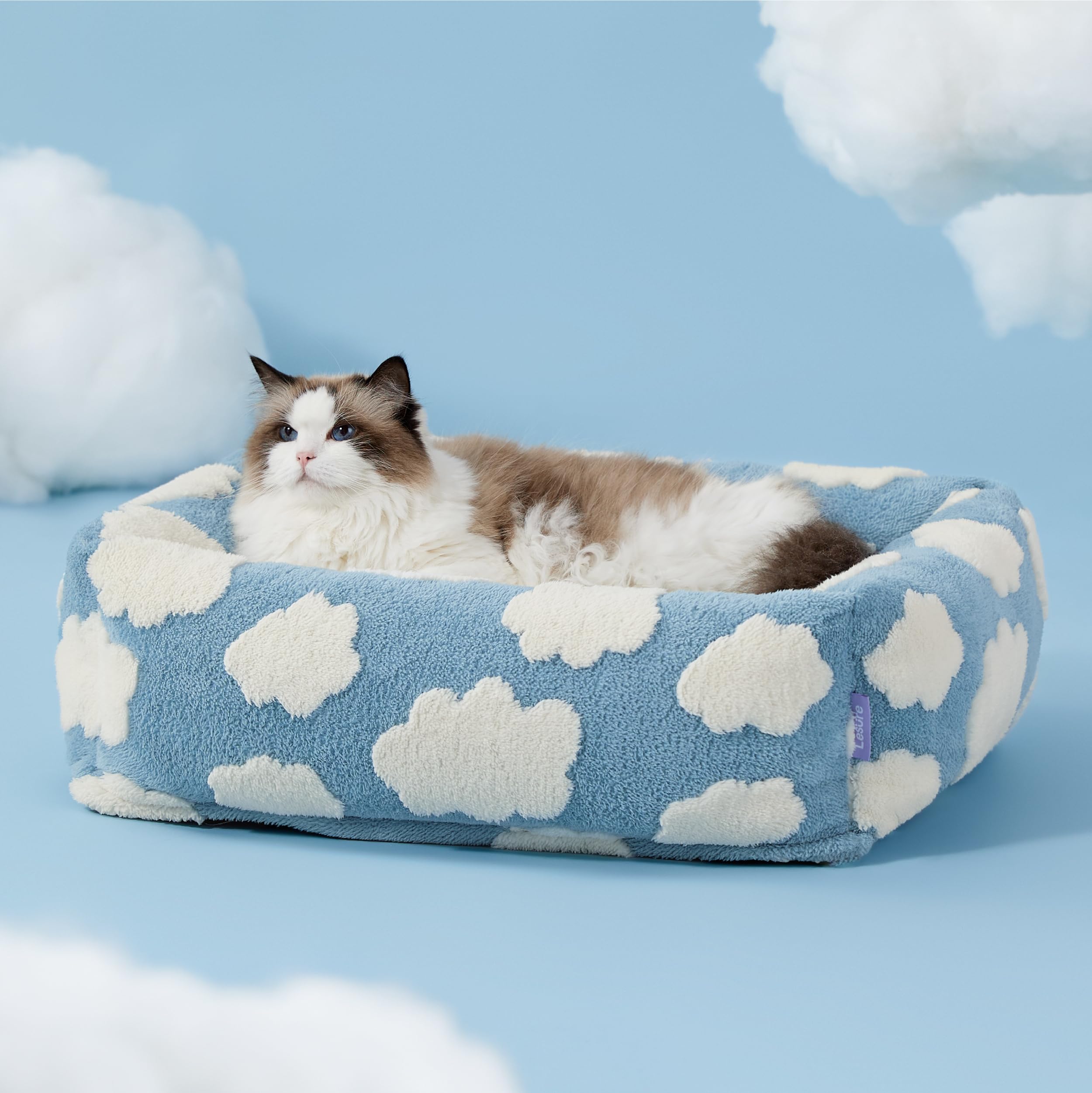 LE SURE jacquard shaggy plush texture adds warmth and style to any room.
