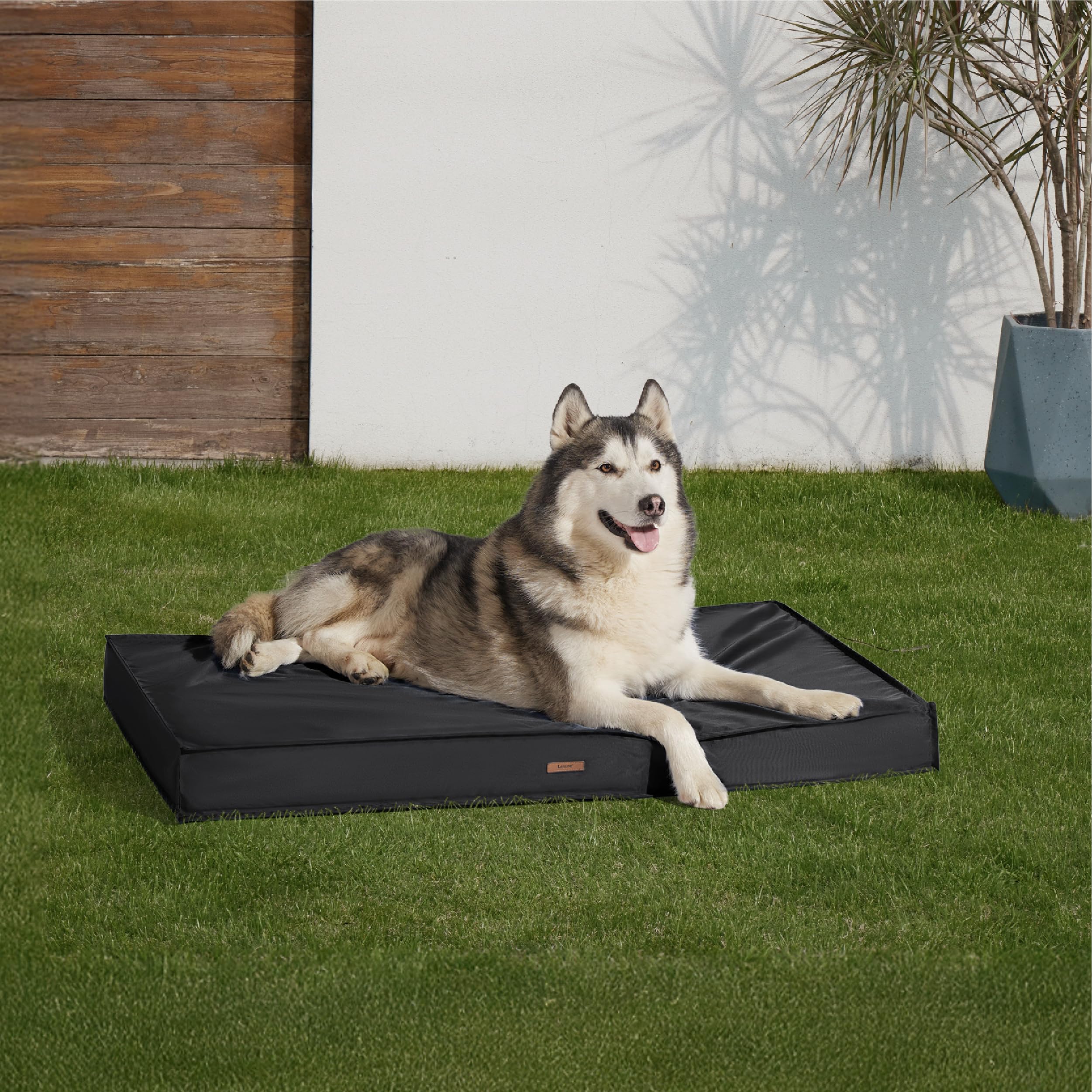 LE SURE egg crate foam provides breathable support for joints