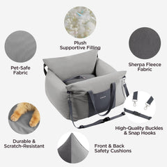 LE SURE Lesure memory foam filling provides comfy, supportive rides.