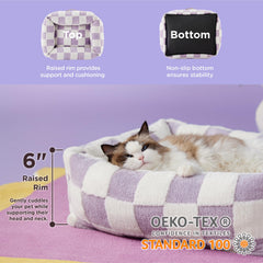 LE SURE orthopedic dog bed with high-density foam for joint support