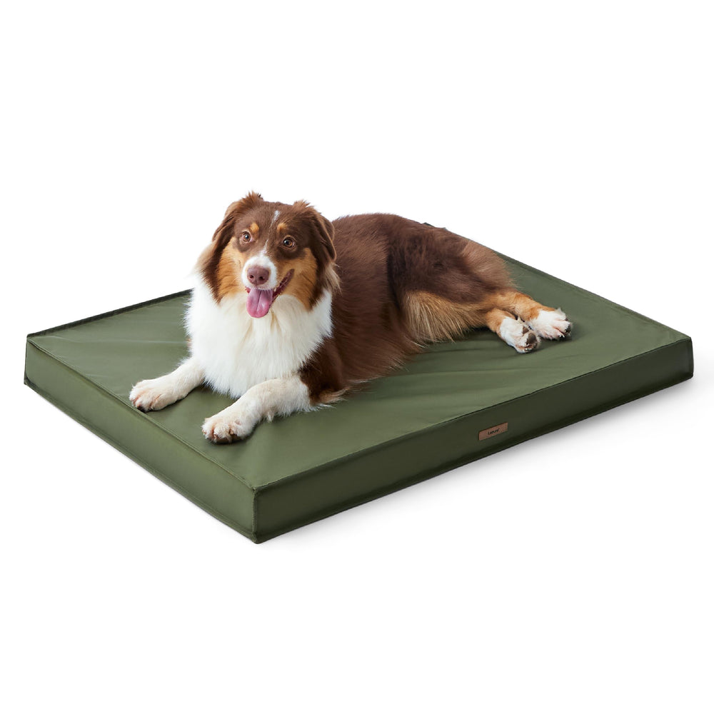 LE SURE Outdoor Waterproof Dog Bed concealed zipper enables hassle-free maintenance.
