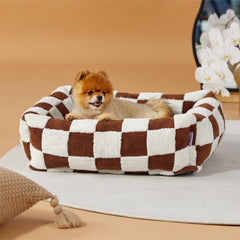 LE SURE jacquard plush pattern adds decorative flair to home and pet corners
