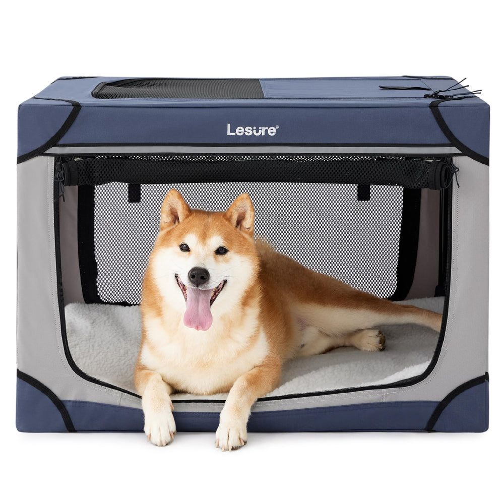 LE SURE Lesure crate folded for compact travel storage
