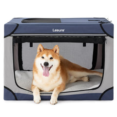 LE SURE Lesure crate folded for compact travel storage