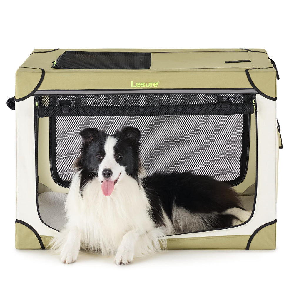 LE SURE soft crate foldable frame for easy travel and storage
