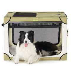 LE SURE soft crate foldable frame for easy travel and storage