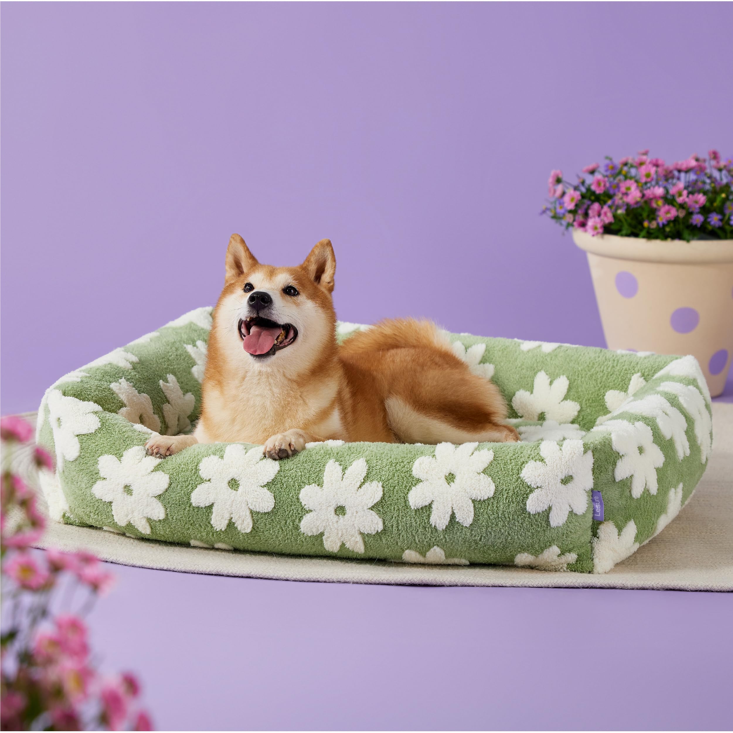 LE SURE washable removable cover for easy at-home cleaning