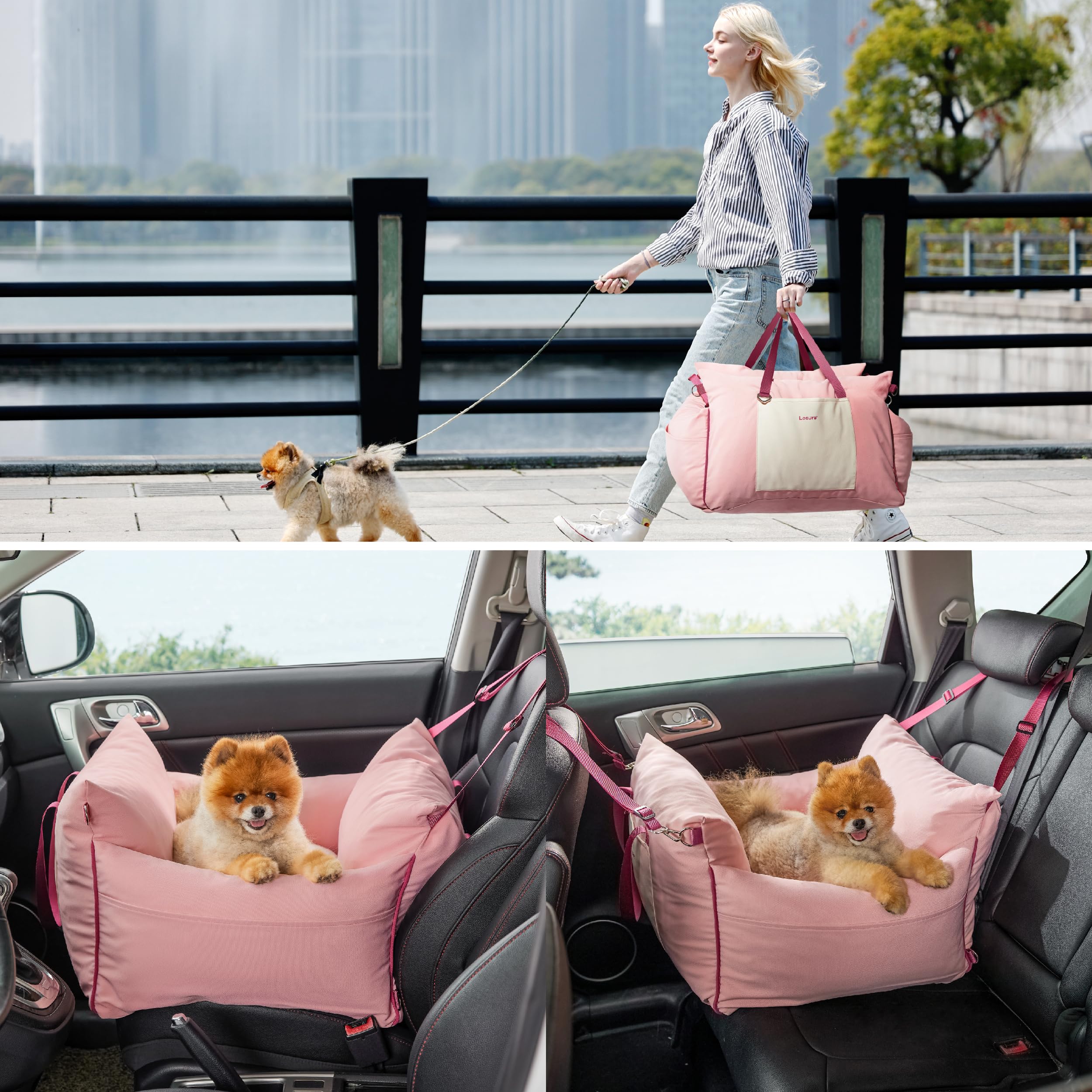 LE SURE Lesure waterproof bottom and water-resistant fabric protect against spills.