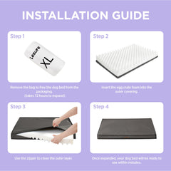 LE SURE waterproof cover protects foam during outdoor use