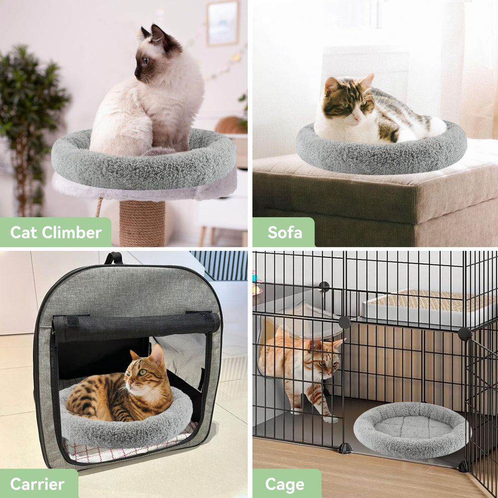 Cama LESYPET para gatos con base antideslizante para uso estable.