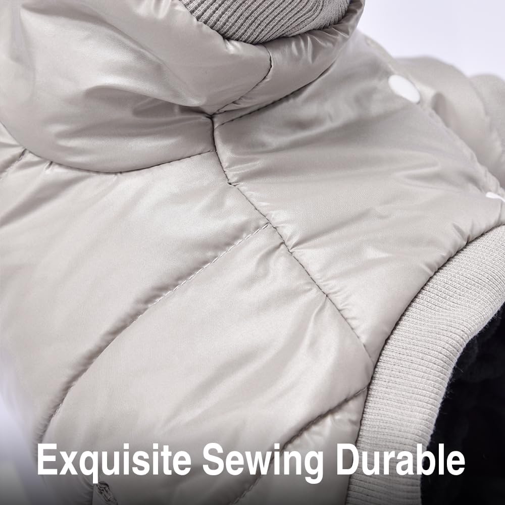 LESYPET fabric close-up shows waterproof outer shell protecting fur.