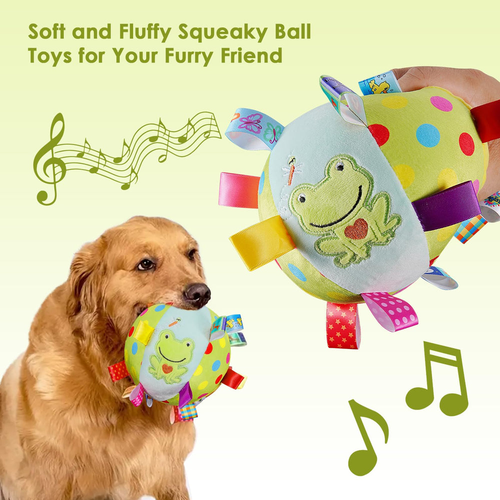 Letalong plush toy rolls and bounces for dynamic indoor and outdoor play.