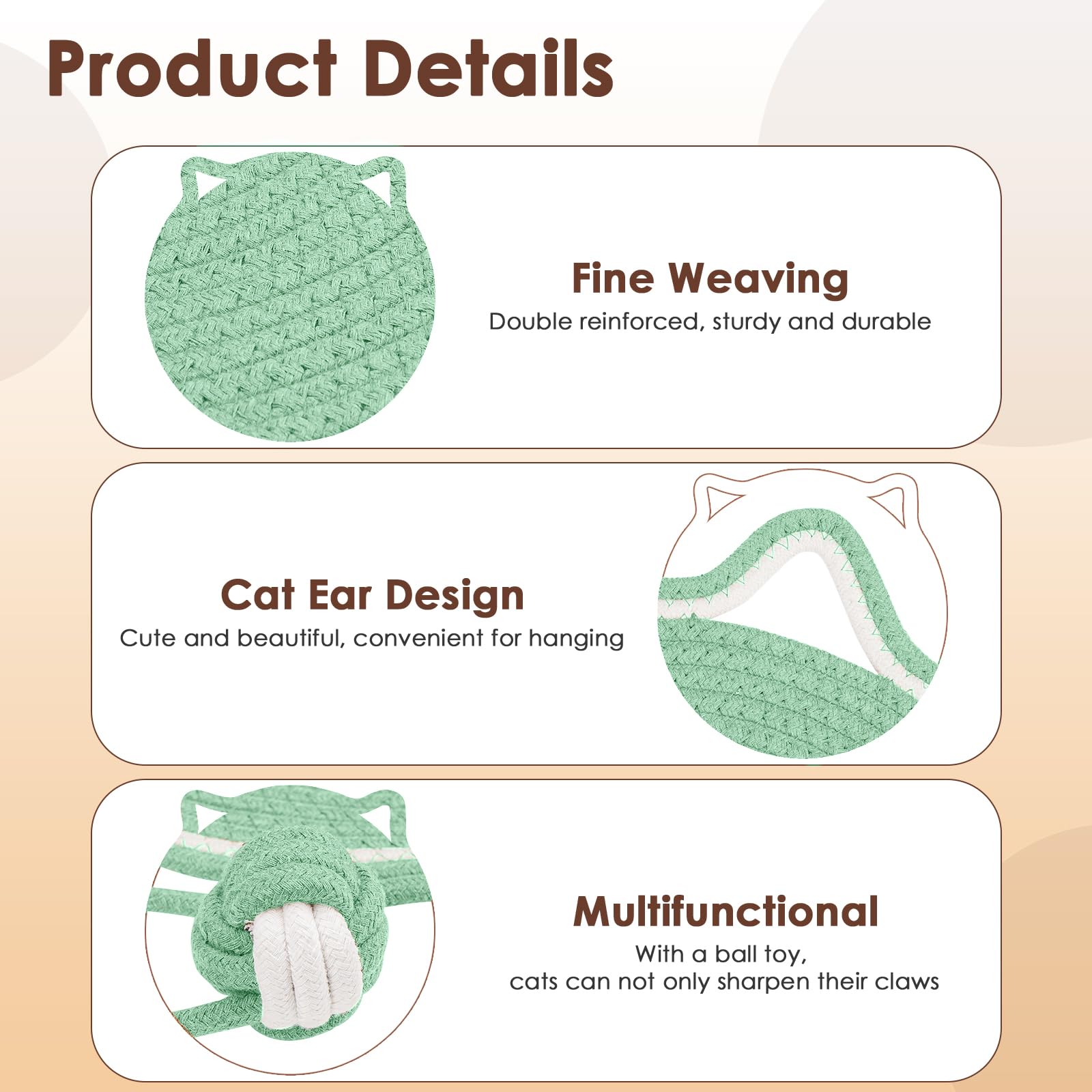 Letalong ear hanging design demonstrates convenient hanging option