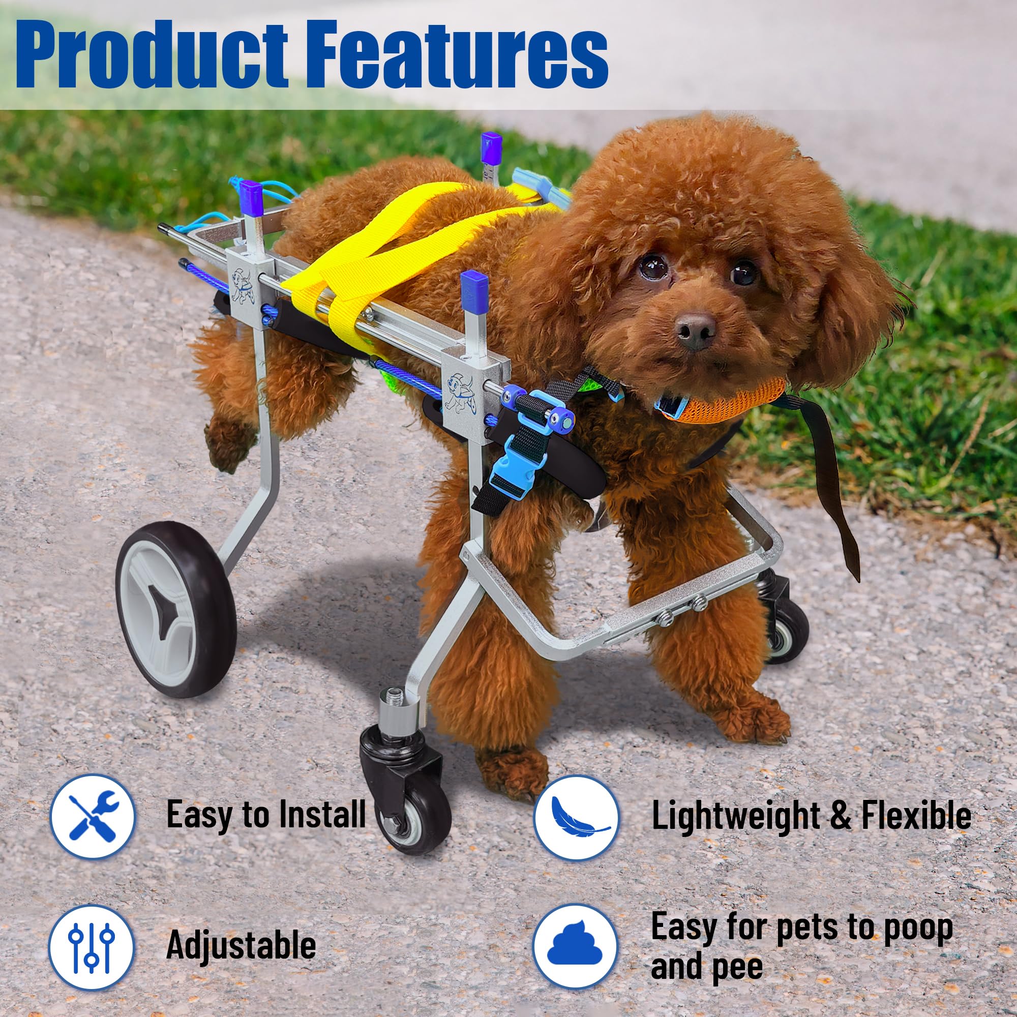 LetPetRun soft harness provides comfort while keeping your pet secure