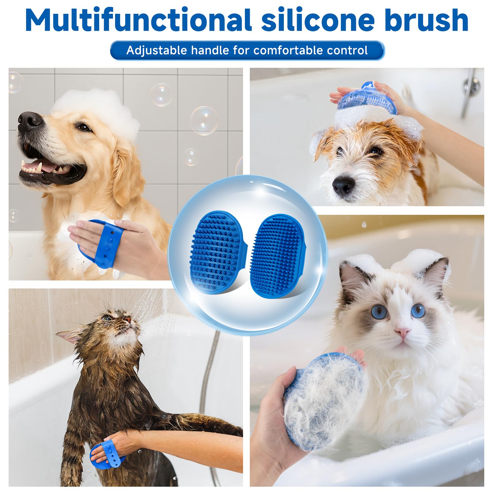 LetsFeed toothbrush helps keep teeth and gums clean during routine pet care.