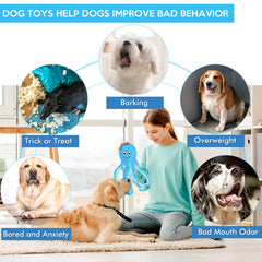 Letsmeet juguete limpiador dientes para perros: favorece higiene bucal durante el juego