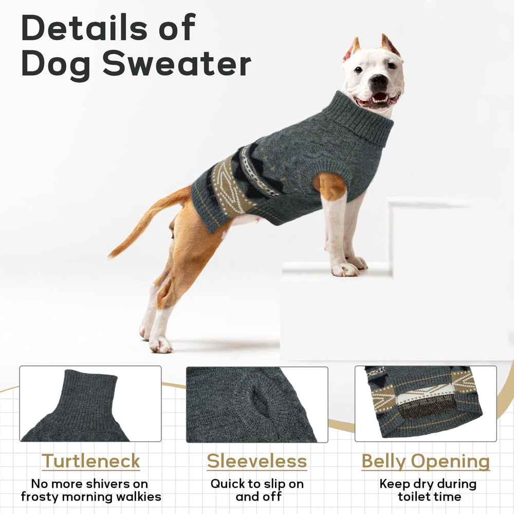 LETSQK sleeveless pullover with turtleneck for easy on-off