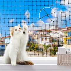 Lewondr cat netting balcony assembly for quick, safer outdoor space