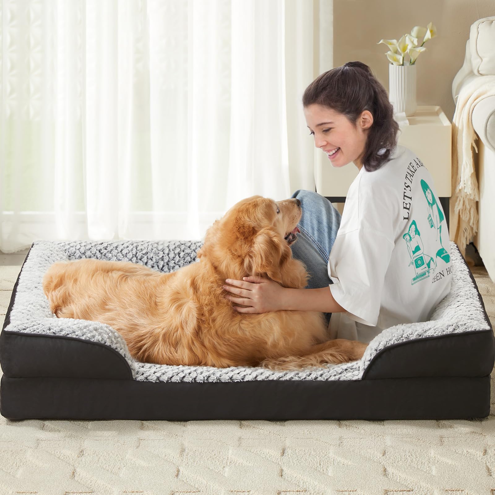 LEXTRO pineapple-pattern velvet surface is soft and cozy