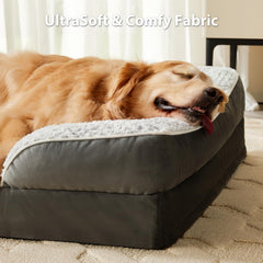 LEXTRO dog bed dimensions 28x23x6-5 inches for medium dogs
