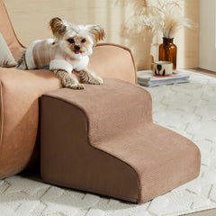 LEXTRO Dog Stairs with foam support for gentle joint-friendly climbs to the couch.