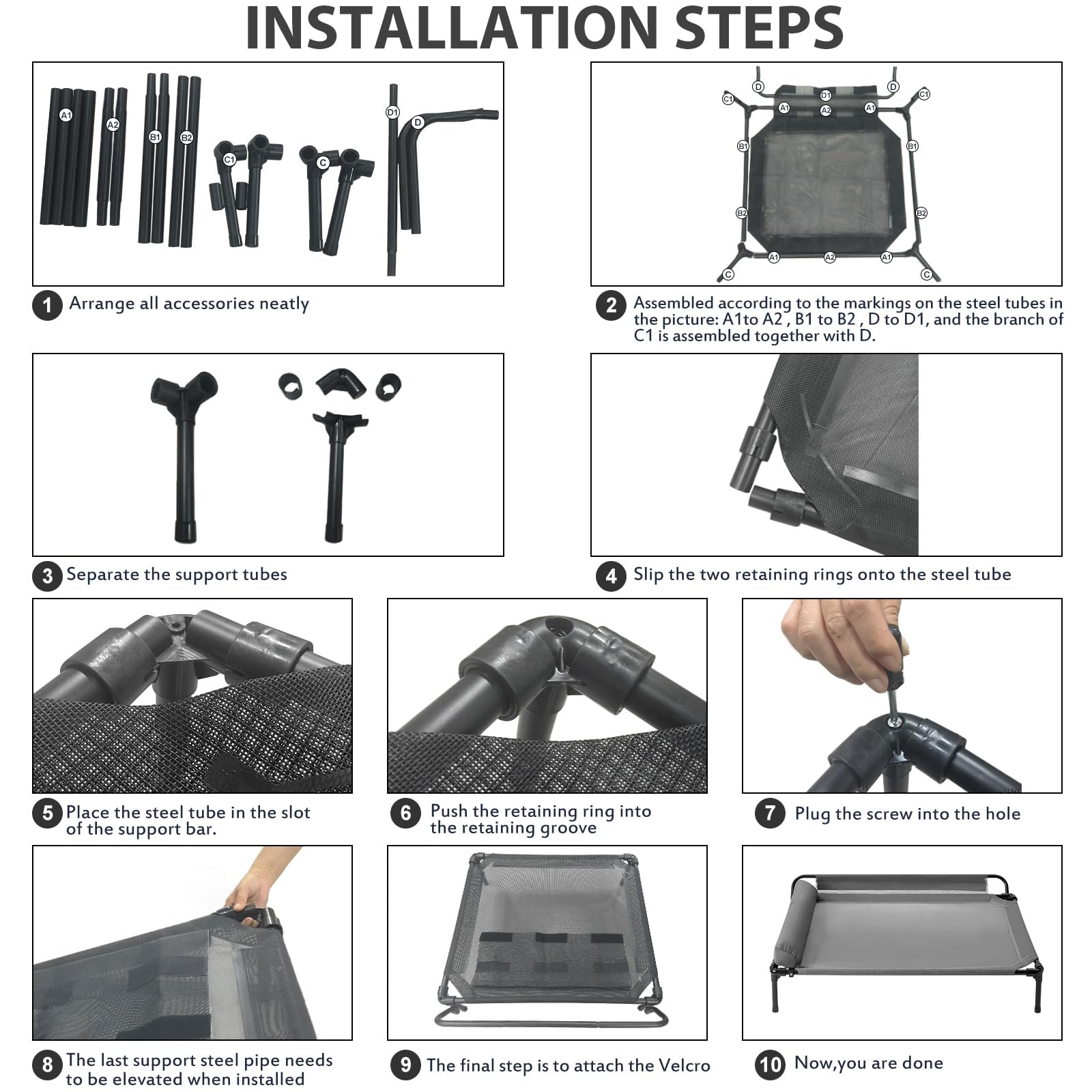 LEXTRO removable mesh cleaning demonstrates easy maintenance